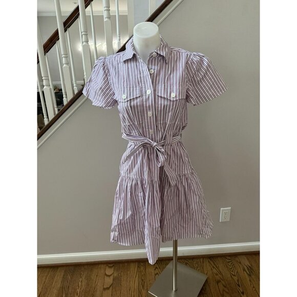 Derek Lam 10 Crosby Pei Cotton Utility Shirtdress Size 0 - Picture 3 of 6